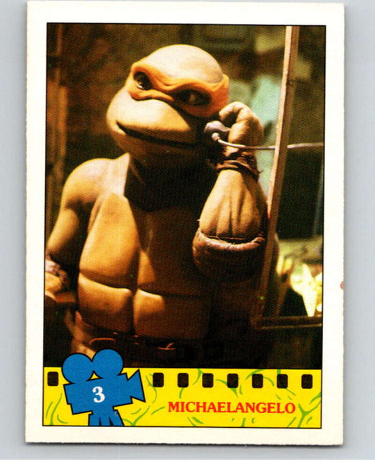 1990 O-Pee-Chee Teenage Mutant Ninja Turtles Movie #3 Card V70988 Image 1