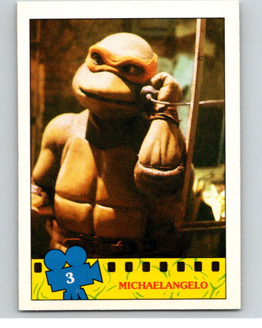 1990 O-Pee-Chee Teenage Mutant Ninja Turtles Movie #3 Card V70989 Image 1