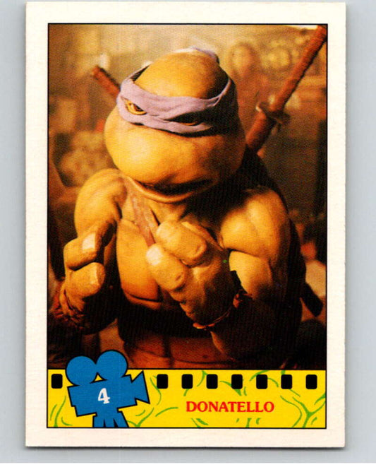 1990 O-Pee-Chee Teenage Mutant Ninja Turtles Movie #4 Card V70990 Image 1