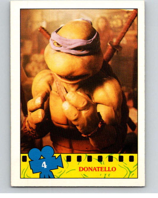 1990 O-Pee-Chee Teenage Mutant Ninja Turtles Movie #4 Card V70991 Image 1