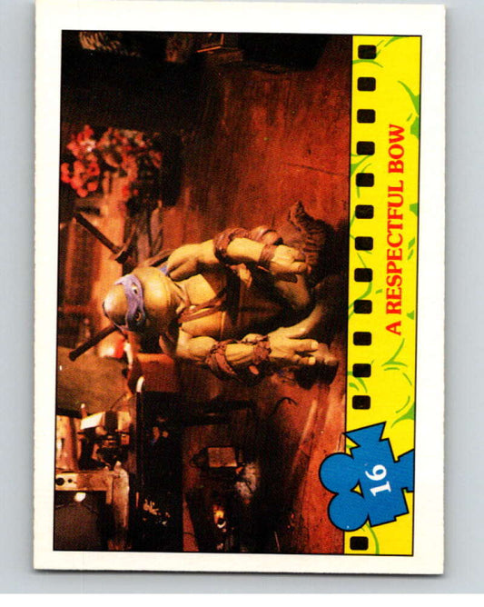 1990 O-Pee-Chee Teenage Mutant Ninja Turtles Movie #16 Card V71026 Image 1