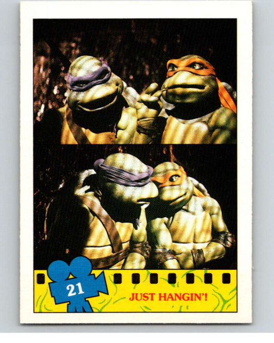 1990 O-Pee-Chee Teenage Mutant Ninja Turtles Movie #21 Card V71032 Image 1