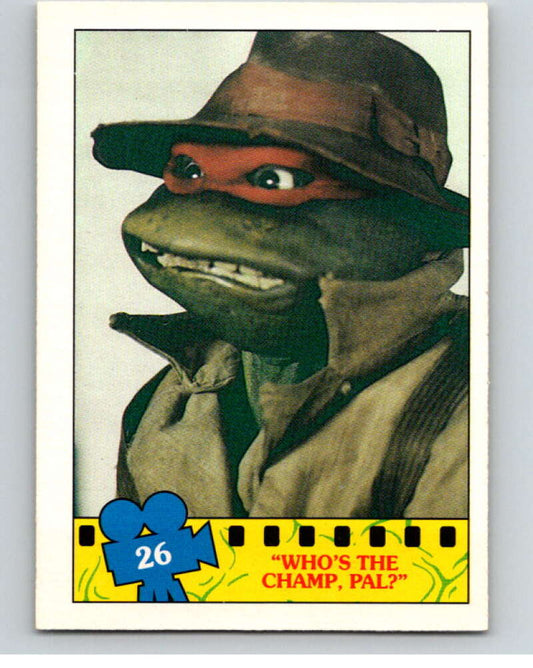 1990 O-Pee-Chee Teenage Mutant Ninja Turtles Movie #26 Card V71043 Image 1