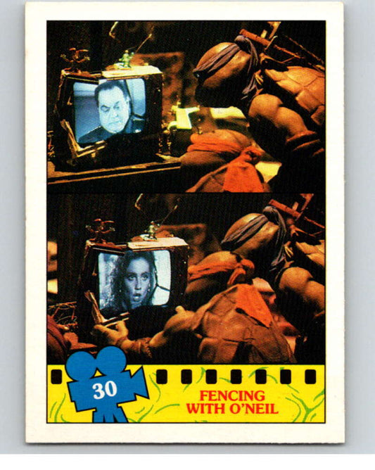 1990 O-Pee-Chee Teenage Mutant Ninja Turtles Movie #30 Card V71052 Image 1