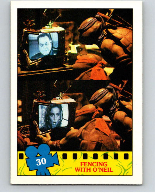 1990 O-Pee-Chee Teenage Mutant Ninja Turtles Movie #30 Card V71053 Image 1