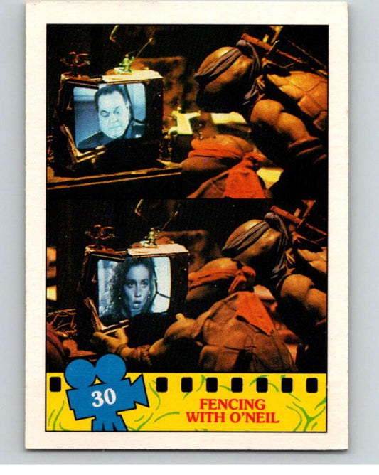 1990 O-Pee-Chee Teenage Mutant Ninja Turtles Movie #30 Card V71054 Image 1