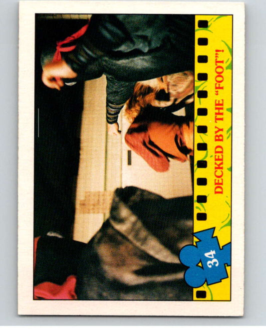 1990 O-Pee-Chee Teenage Mutant Ninja Turtles Movie #34 Card V71062 Image 1