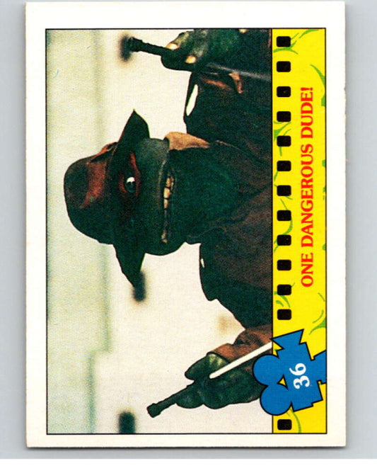 1990 O-Pee-Chee Teenage Mutant Ninja Turtles Movie #36 Card V71070 Image 1