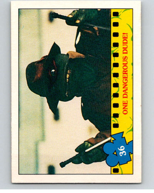 1990 O-Pee-Chee Teenage Mutant Ninja Turtles Movie #36 Card V71074 Image 1