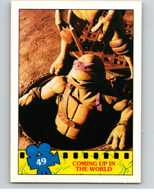 1990 O-Pee-Chee Teenage Mutant Ninja Turtles Movie #49 Card V71106 Image 1