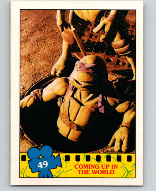 1990 O-Pee-Chee Teenage Mutant Ninja Turtles Movie #49 Card V71108 Image 1