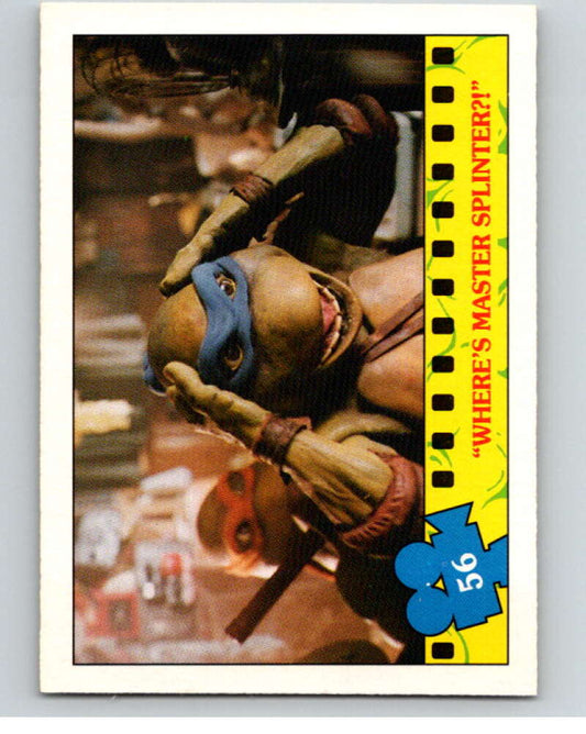 1990 O-Pee-Chee Teenage Mutant Ninja Turtles Movie #56 Card V71121 Image 1