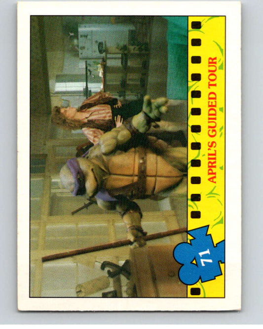 1990 O-Pee-Chee Teenage Mutant Ninja Turtles Movie #71 Card V71157 Image 1