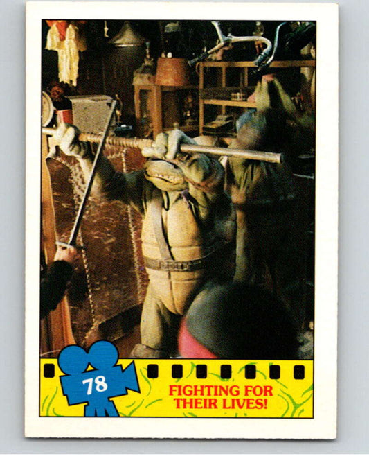 1990 O-Pee-Chee Teenage Mutant Ninja Turtles Movie #78 Card V71170 Image 1