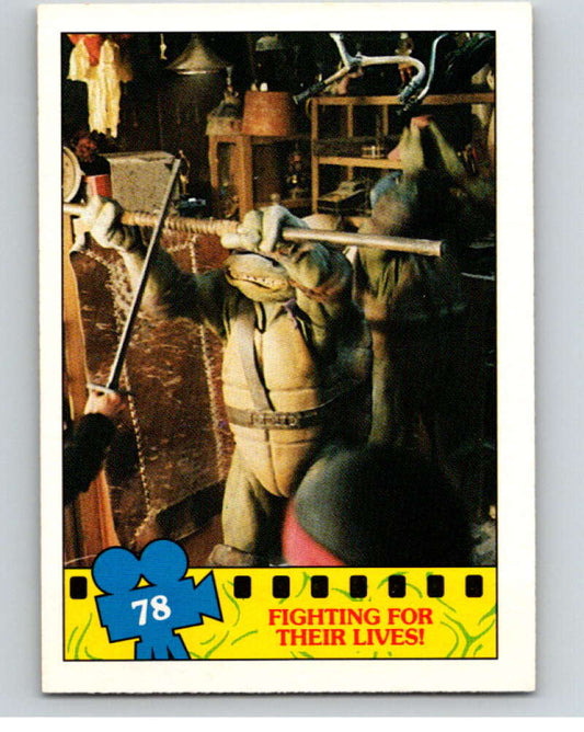 1990 O-Pee-Chee Teenage Mutant Ninja Turtles Movie #78 Card V71171 Image 1