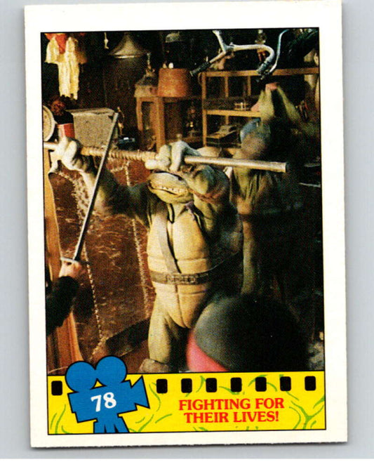 1990 O-Pee-Chee Teenage Mutant Ninja Turtles Movie #78 Card V71173 Image 1