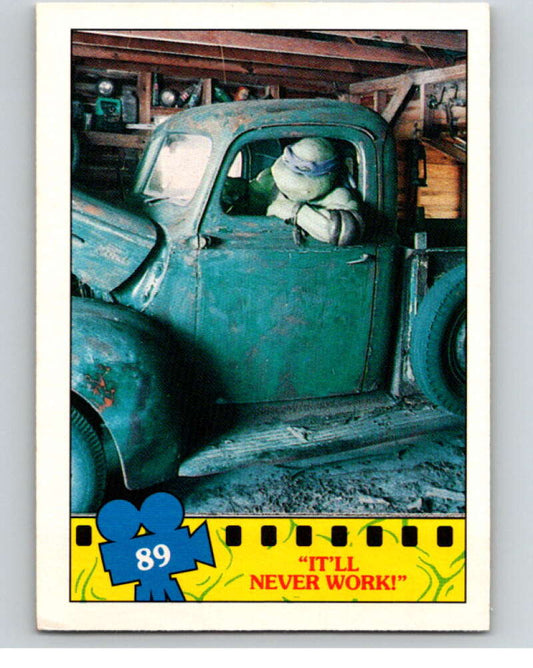1990 O-Pee-Chee Teenage Mutant Ninja Turtles Movie #89 Card V71196 Image 1