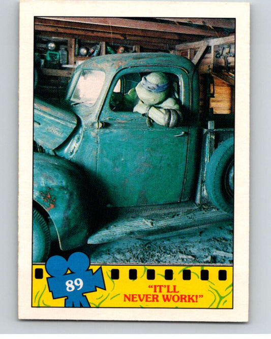 1990 O-Pee-Chee Teenage Mutant Ninja Turtles Movie #89 Card V71198 Image 1