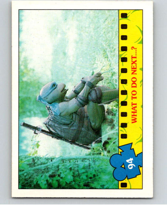1990 O-Pee-Chee Teenage Mutant Ninja Turtles Movie #94 Card V71209 Image 1