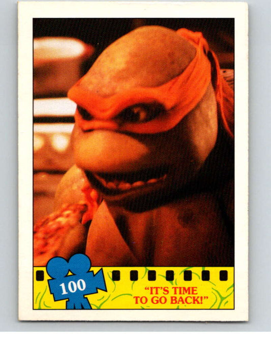 1990 O-Pee-Chee Teenage Mutant Ninja Turtles Movie #100 Card V71224 Image 1