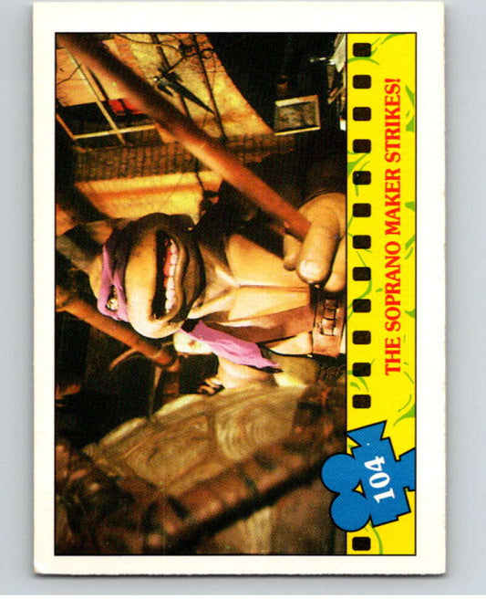 1990 O-Pee-Chee Teenage Mutant Ninja Turtles Movie #104 Card V71235 Image 1