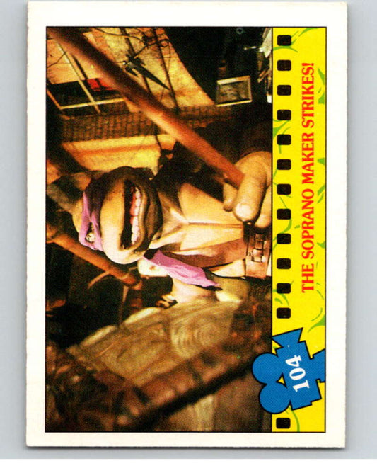 1990 O-Pee-Chee Teenage Mutant Ninja Turtles Movie #104 Card V71237 Image 1