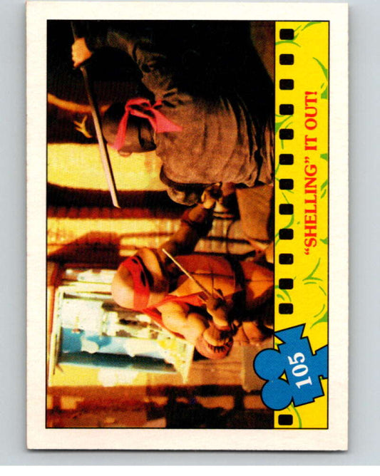 1990 O-Pee-Chee Teenage Mutant Ninja Turtles Movie #105 Card V71239 Image 1