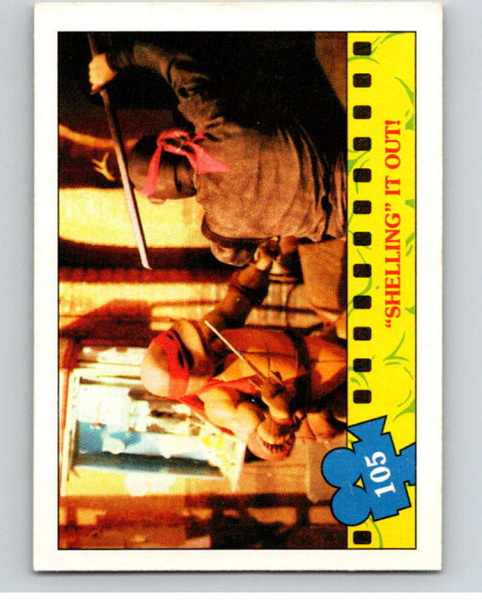 1990 O-Pee-Chee Teenage Mutant Ninja Turtles Movie #105 Card V71240 Image 1