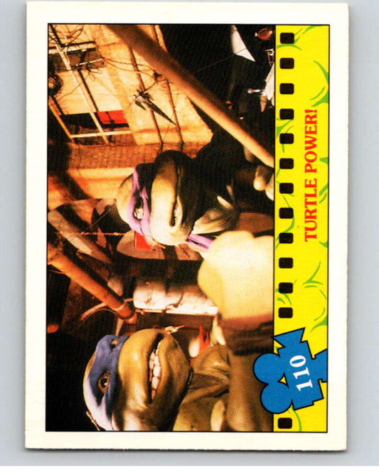 1990 O-Pee-Chee Teenage Mutant Ninja Turtles Movie #110 Card V71253 Image 1