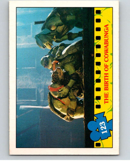 1990 O-Pee-Chee Teenage Mutant Ninja Turtles Movie #123 Card V71298 Image 1