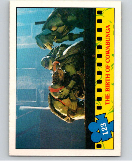 1990 O-Pee-Chee Teenage Mutant Ninja Turtles Movie #123 Card V71299 Image 1