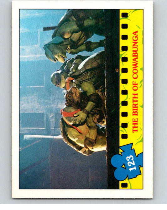 1990 O-Pee-Chee Teenage Mutant Ninja Turtles Movie #123 Card V71302 Image 1