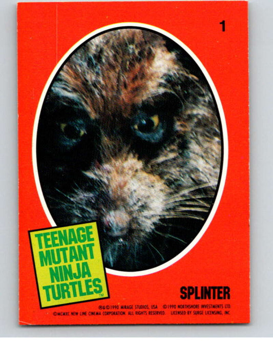 1990 O-Pee-Chee Teenage Mutant Ninja Turtles Movie Special #1 Card  V71339 Image 1