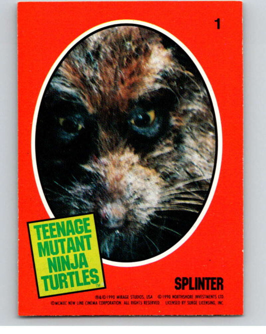 1990 O-Pee-Chee Teenage Mutant Ninja Turtles Movie Special #1 Card  V71340 Image 1