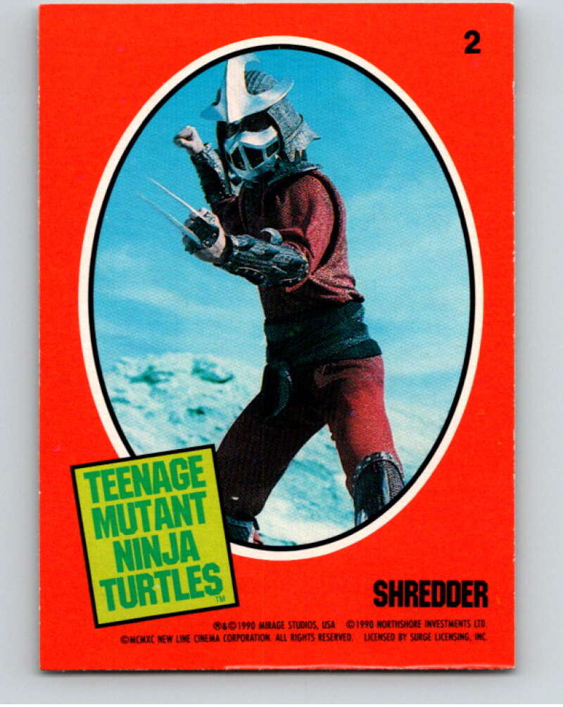 1990 O-Pee-Chee Teenage Mutant Ninja Turtles Movie Special #2 Card V71341 Image 1