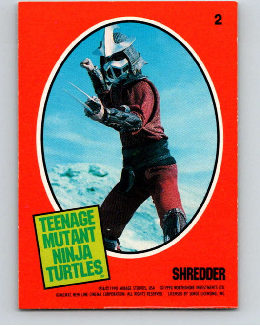 1990 O-Pee-Chee Teenage Mutant Ninja Turtles Movie Special #2 Card  V71341 Image 1