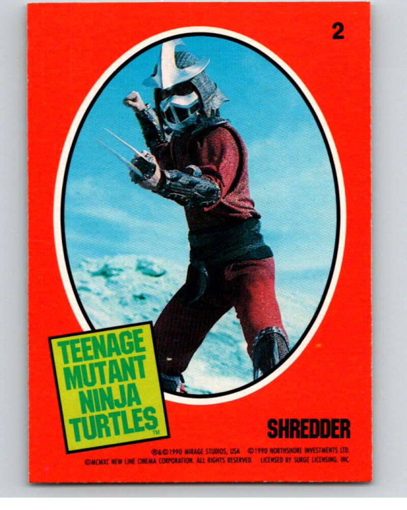 1990 O-Pee-Chee Teenage Mutant Ninja Turtles Movie Special #2 Card V71342 Image 1