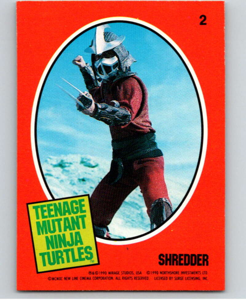 1990 O-Pee-Chee Teenage Mutant Ninja Turtles Movie Special #2 Card V71343 Image 1