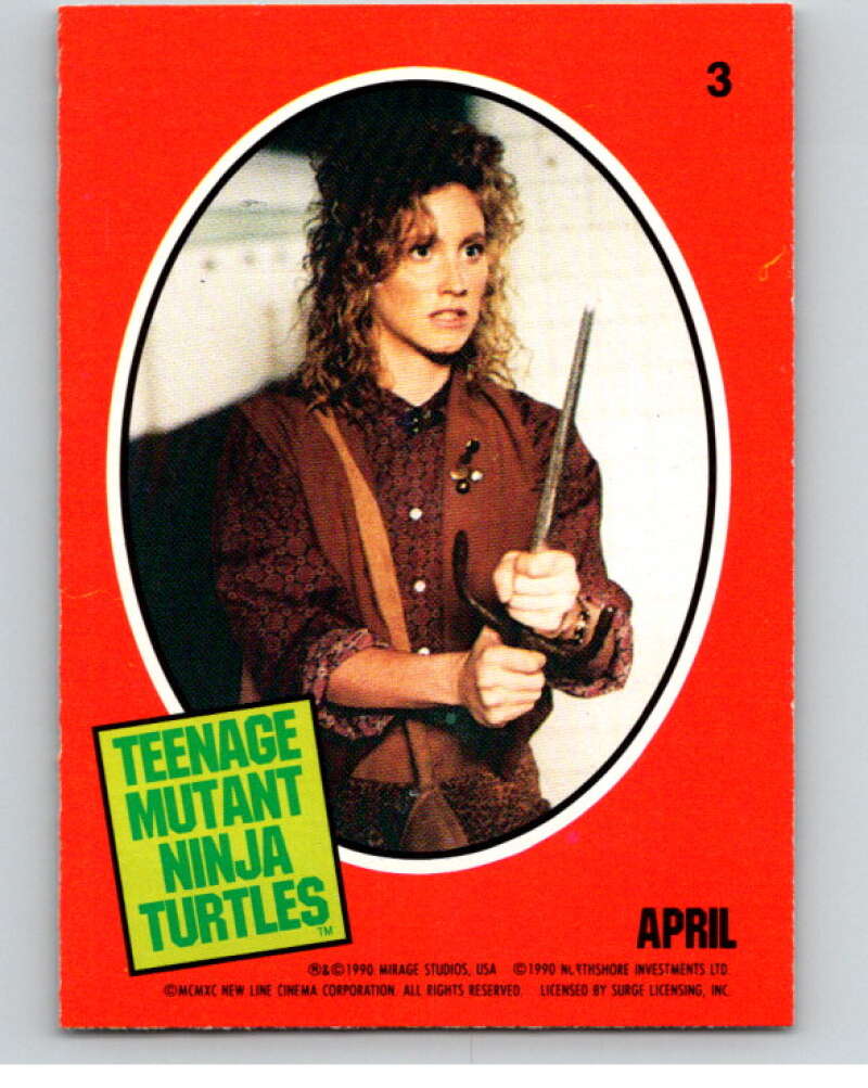 1990 O-Pee-Chee Teenage Mutant Ninja Turtles Movie Special #3 Card V71345 Image 1