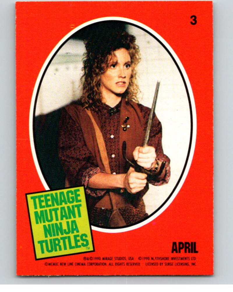 1990 O-Pee-Chee Teenage Mutant Ninja Turtles Movie Special #3 Card V71349 Image 1