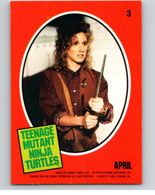 1990 O-Pee-Chee Teenage Mutant Ninja Turtles Movie Special #3 Card  V71349 Image 1