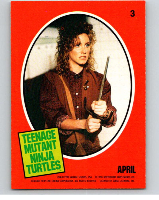 1990 O-Pee-Chee Teenage Mutant Ninja Turtles Movie Special #3 Card  V71350 Image 1