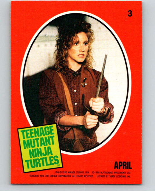 1990 O-Pee-Chee Teenage Mutant Ninja Turtles Movie Special #3 Card  V71351 Image 1