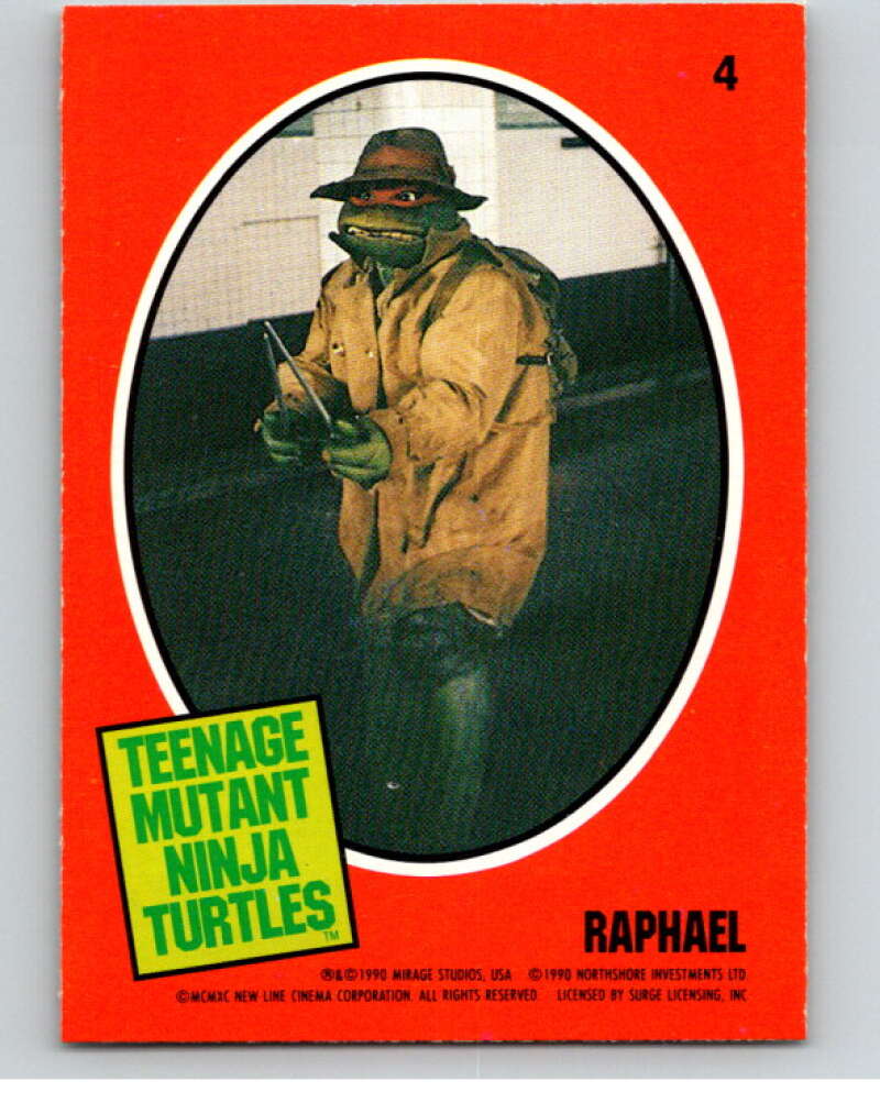 1990 O-Pee-Chee Teenage Mutant Ninja Turtles Movie Special #4 Card V71353 Image 1