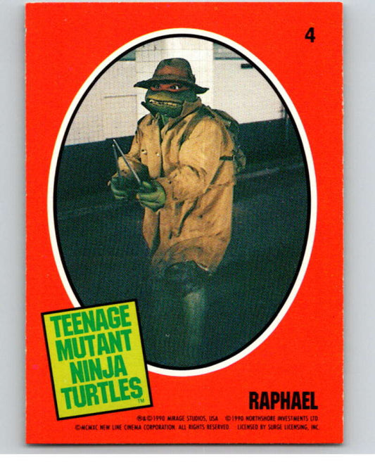 1990 O-Pee-Chee Teenage Mutant Ninja Turtles Movie Special #4 Card  V71354 Image 1