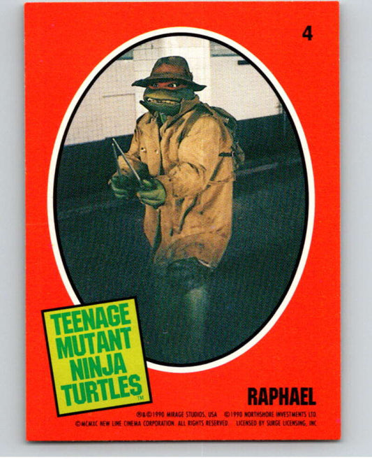 1990 O-Pee-Chee Teenage Mutant Ninja Turtles Movie Special #4 Card  V71357 Image 1