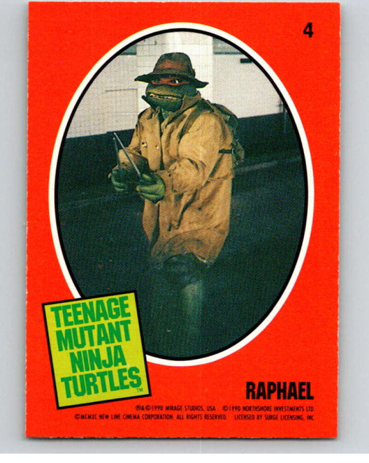 1990 O-Pee-Chee Teenage Mutant Ninja Turtles Movie Special #4 Card  V71359 Image 1