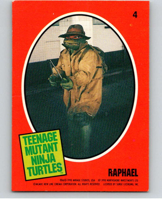 1990 O-Pee-Chee Teenage Mutant Ninja Turtles Movie Special #4 Card  V71360 Image 1