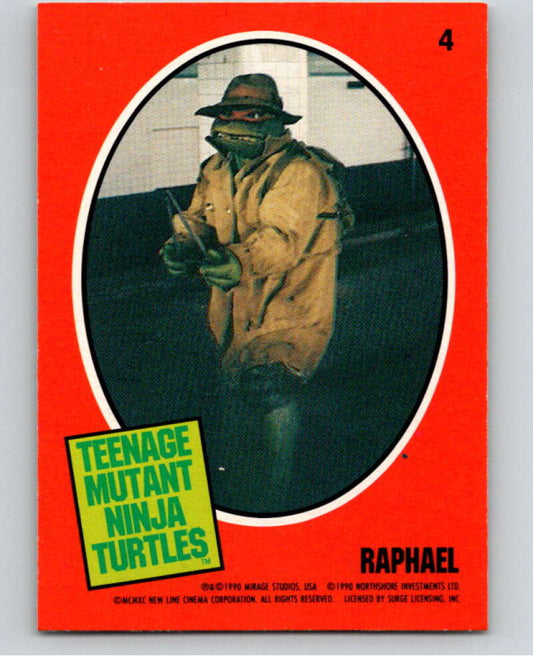 1990 O-Pee-Chee Teenage Mutant Ninja Turtles Movie Special #4 Card  V71361 Image 1
