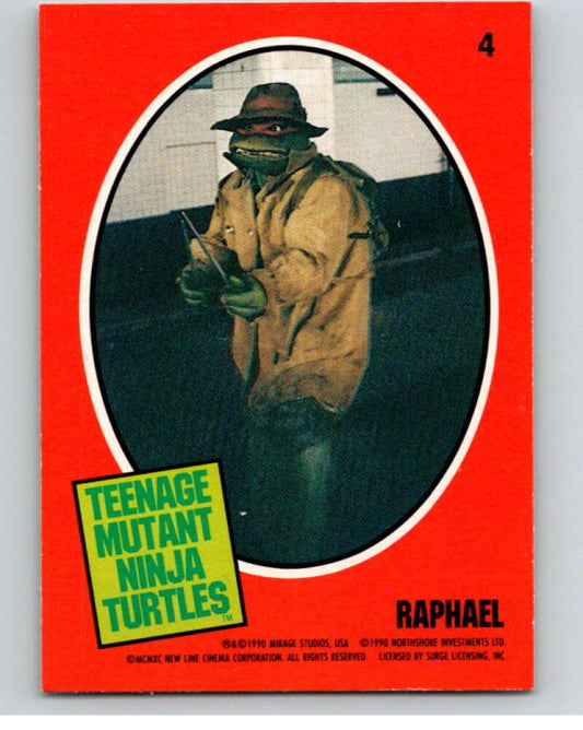 1990 O-Pee-Chee Teenage Mutant Ninja Turtles Movie Special #4 Card  V71362 Image 1